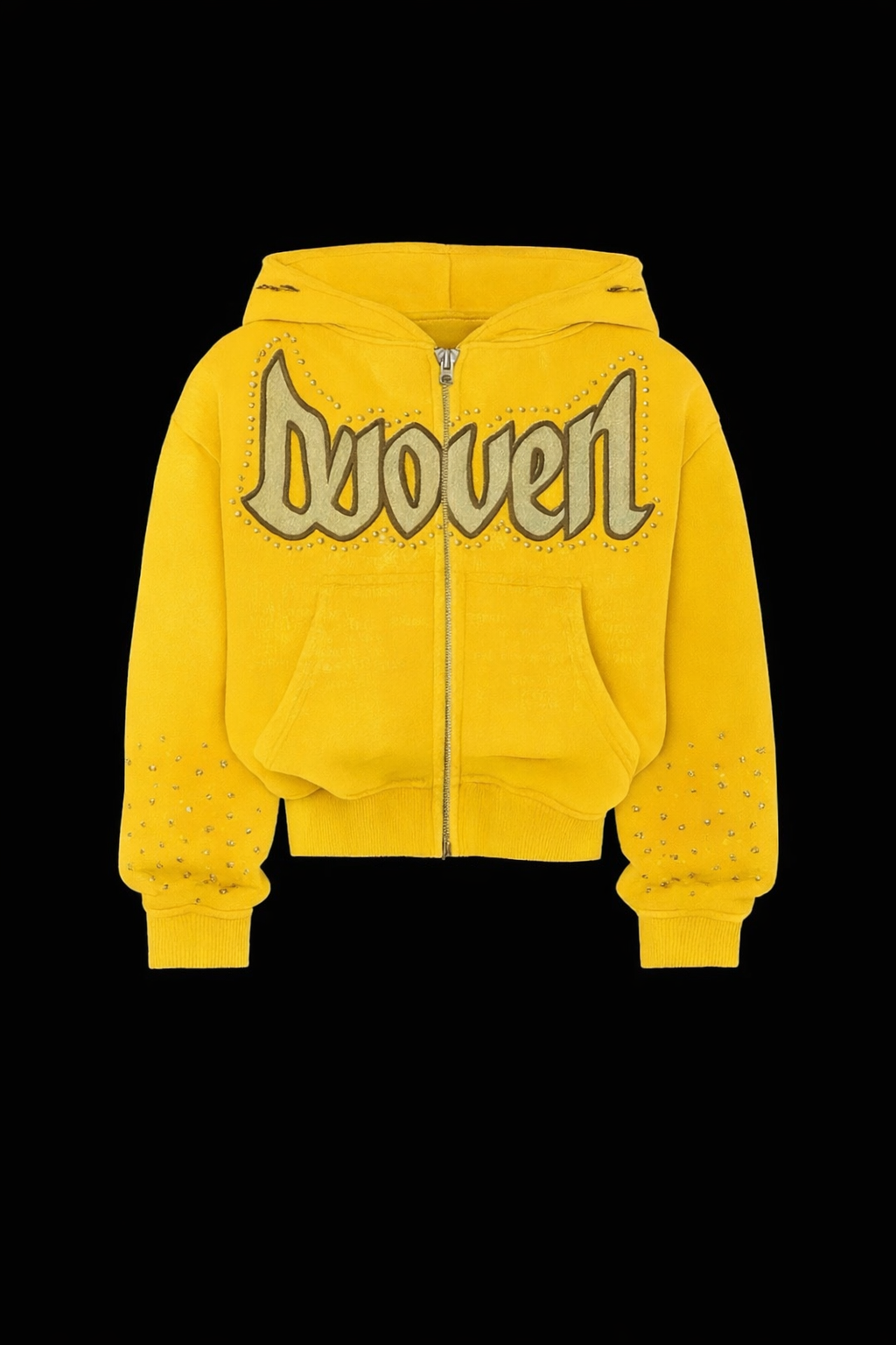 Woven rhinestone zips (PRE ORDER)