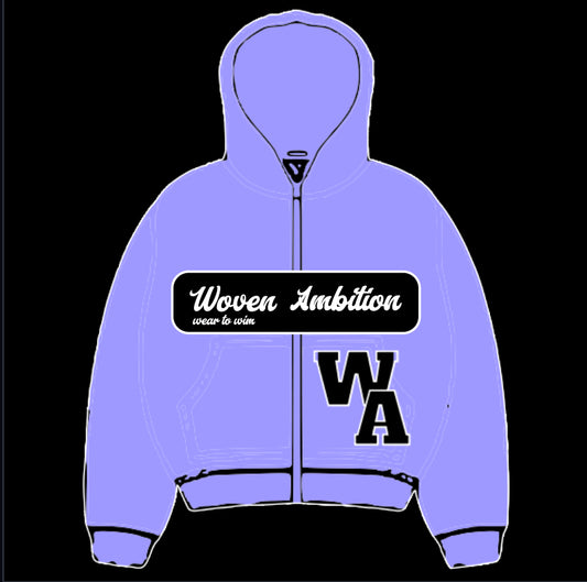 woven ambition zip up